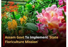 मुख्यमंत्री Floriculture Mission Assam